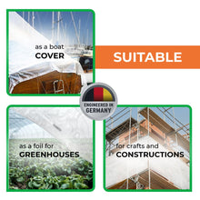 Load image into Gallery viewer, <span><b>Rainexo 90 GSM Tarp "STRONG"</b></span><br/>Translucent, Waterproof, UV-resistant, Frostproof